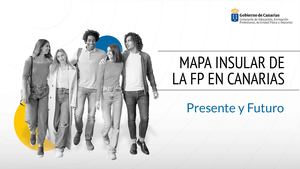 Mapa de la  Formación Profesional en Canarias 2024/25