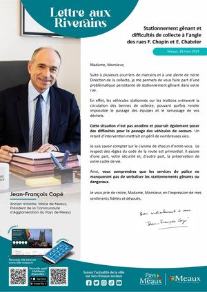 Avis Riverains Pb Collecte Rue Chopin