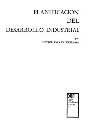 LO - S7 Planificación Del Desarrollo Industrial