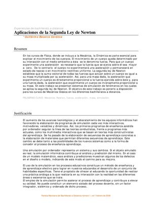 LC S6 Aplicaciones De La Segunda Ley Newton
