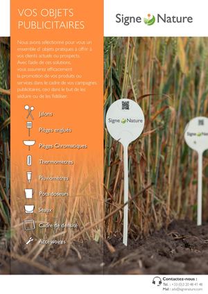 SIGNE NATURE Plaquette Goodies