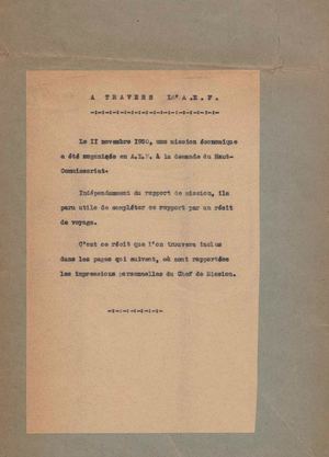 A Travers L'A. E. F. Afrique Equatoriale Française, Recit De Voyage De André Aubreville, 1945
