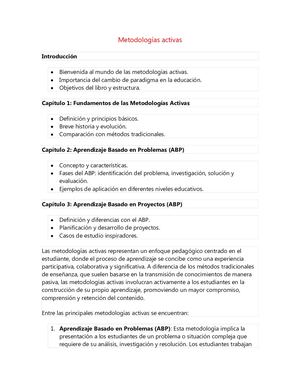 Metodologías Activas