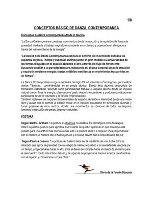 1 Introducción A La Danza Contemporánea