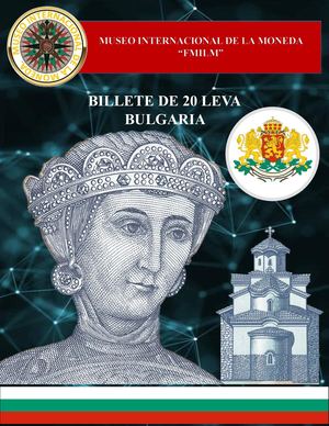 Billete De 20 Leva De Bulgaria Museo Internacional De La Moneda