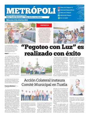 Metrópoli Miércoles 10 De Abril De 2024