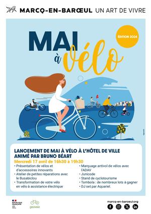Mai à vélo