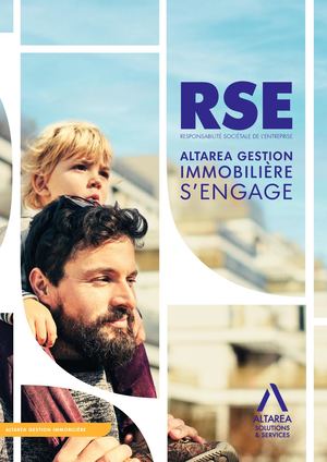 Plaquette RSE - Altarea Gestion Immobilière