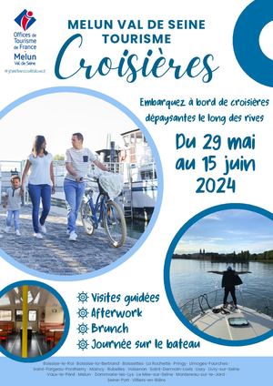 Croisières 2024 Office de Tourisme Melun Val de Seine