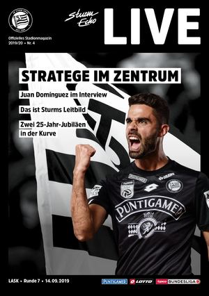 SturmEcho LIVE 2019/20, Nr. 4: Sturm – LASK