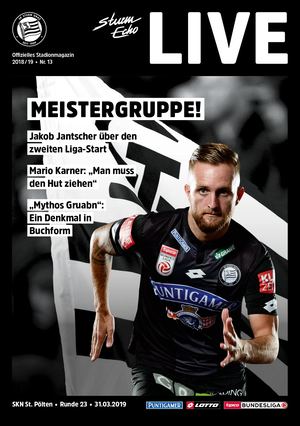 SturmEcho LIVE 2018/19, Nr. 13: Sturm – SKN St. Pölten