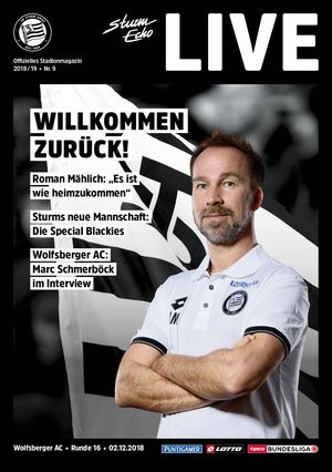SturmEcho LIVE 2018/19, Nr. 9: Sturm – Wolfsberger AC