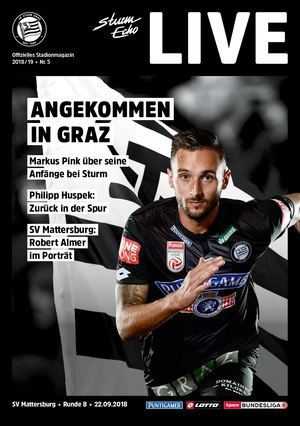 SturmEcho LIVE 2018/19, Nr. 5: Sturm – SV Mattersburg