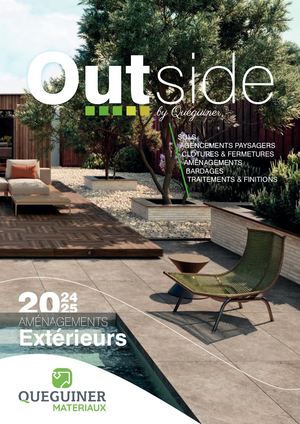 Quéguiner Matériaux - Catalogue Outside Aménagements Extérieurs - 2022