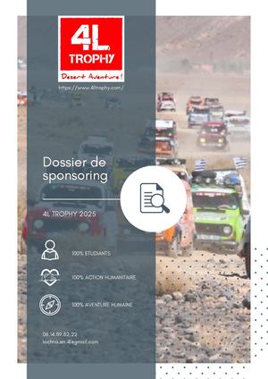Dossier Demande De Sponsors