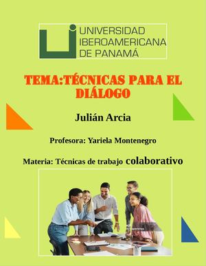 Técnica del diálogo