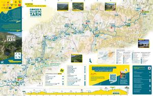 PNR Gds Causses-GR736 Carte Touristique