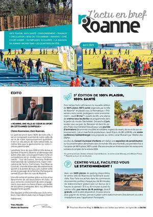 L'ACTU EN BREF - VILLE DE ROANNE - AVRIL 2024