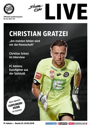 SturmEcho LIVE 2017/18, Nr. 18: Sturm – FC Admira