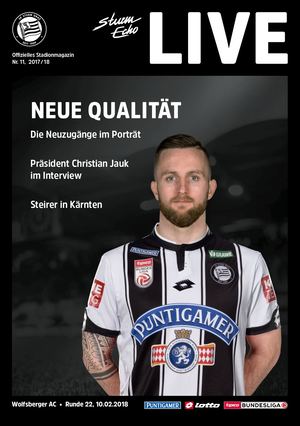 SturmEcho LIVE 2017/18, Nr. 11: Sturm – Wolfsburger AC