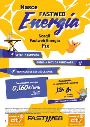 Volantino Fastweb Aprile