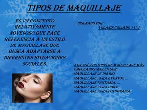 Tipos De Maquillaje Yolanis Collado