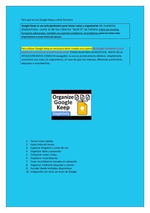 Para Qué Se Usa Google Keep Y Cómo Funciona
