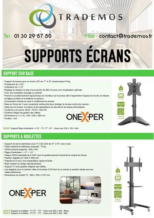 Catalogue Support Ecran