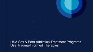 USA Sex & Porn Addiction Treatment Programs Use Trauma-Informed Therapies