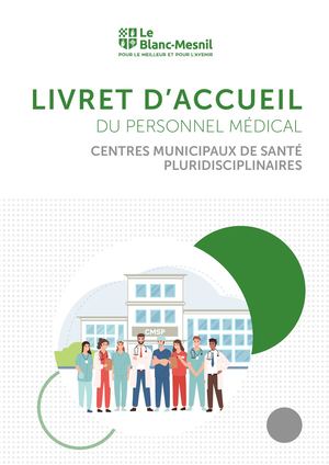 Livret d'accueil pour le personnel médical Mars 2024