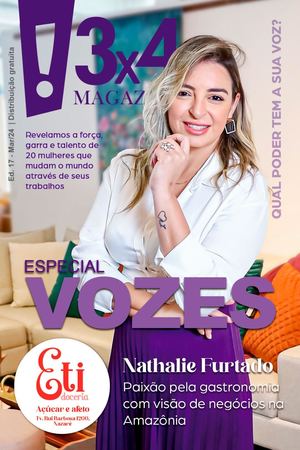 3x4 Magazine #17 -  Especial VOZES - Nathalie Furtado
