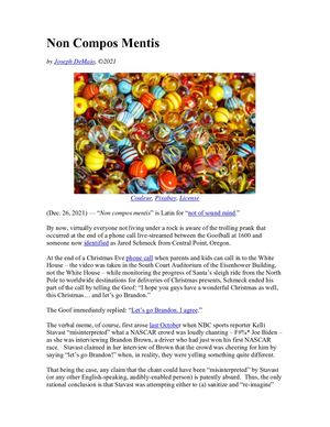 Non Compos Mentis