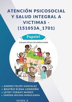 Estrategias De Atencion Psicosocial