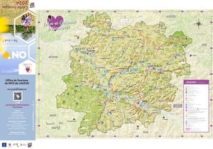 Carte Touristique Pays de Lauzun 2024