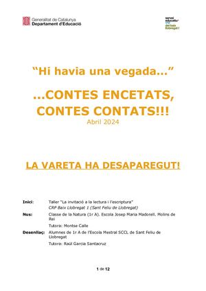 La Vareta Ha Desaparegut!