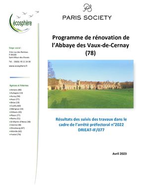 Ecosphere Suivi Abbaye Cernay 20230414 Vf