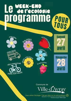 Week-End de l'Ecologie 2024 - Le Programme