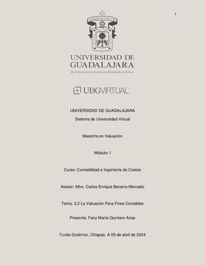 3 2 La Valuación Para Fines Contables