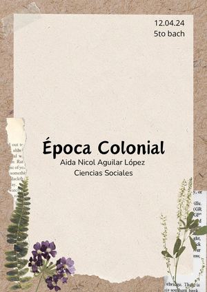Revista Epoca Colonial