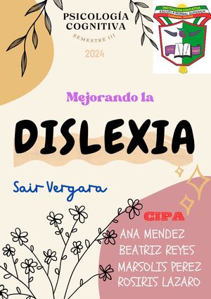 REVISTA MEJORANDO LA DISLEXIA