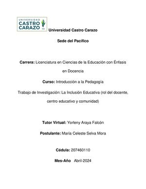 La Educación Inclusiva