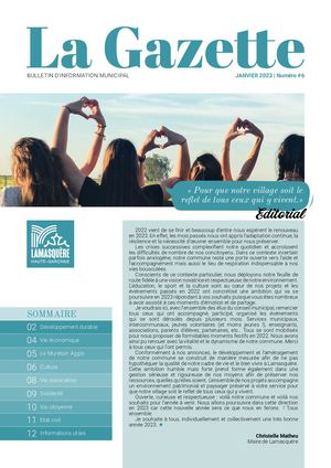 Gazette communale - Janv 2023