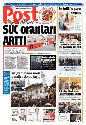Post Gazetesi Rhein Main Nisan 2024