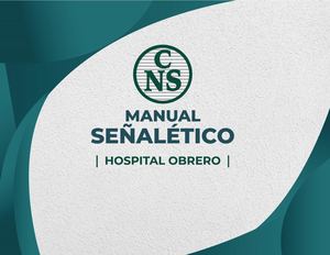 Manual Señaletico Hospital Obrero