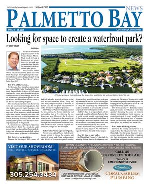 Palmetto Bay News - April 16, 2024