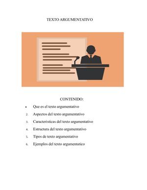 Texto Argumentativo