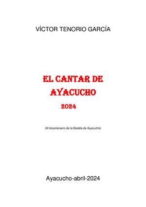 El Cantar De Ayacucho