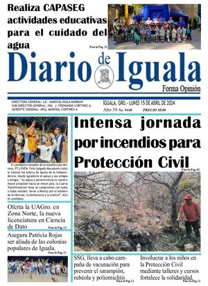 Lunes 15 De Abril De 2024 Diario De Iguala