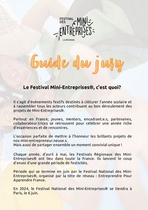 Guide Du Jury Epa Reunion