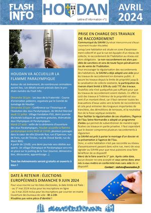 Houdan Flash Info N°1 Avril 2024